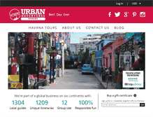 Tablet Screenshot of havanaurbanadventures.com